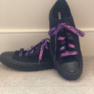 All Black Converse All Stars - Women’s 7.5